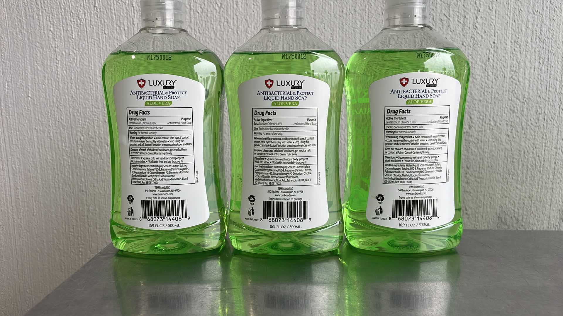 Photo 2 of LUXURY HYGIENE ALOE VERA LIQUID HAND SOAP 3-16.9oz BOTTLES