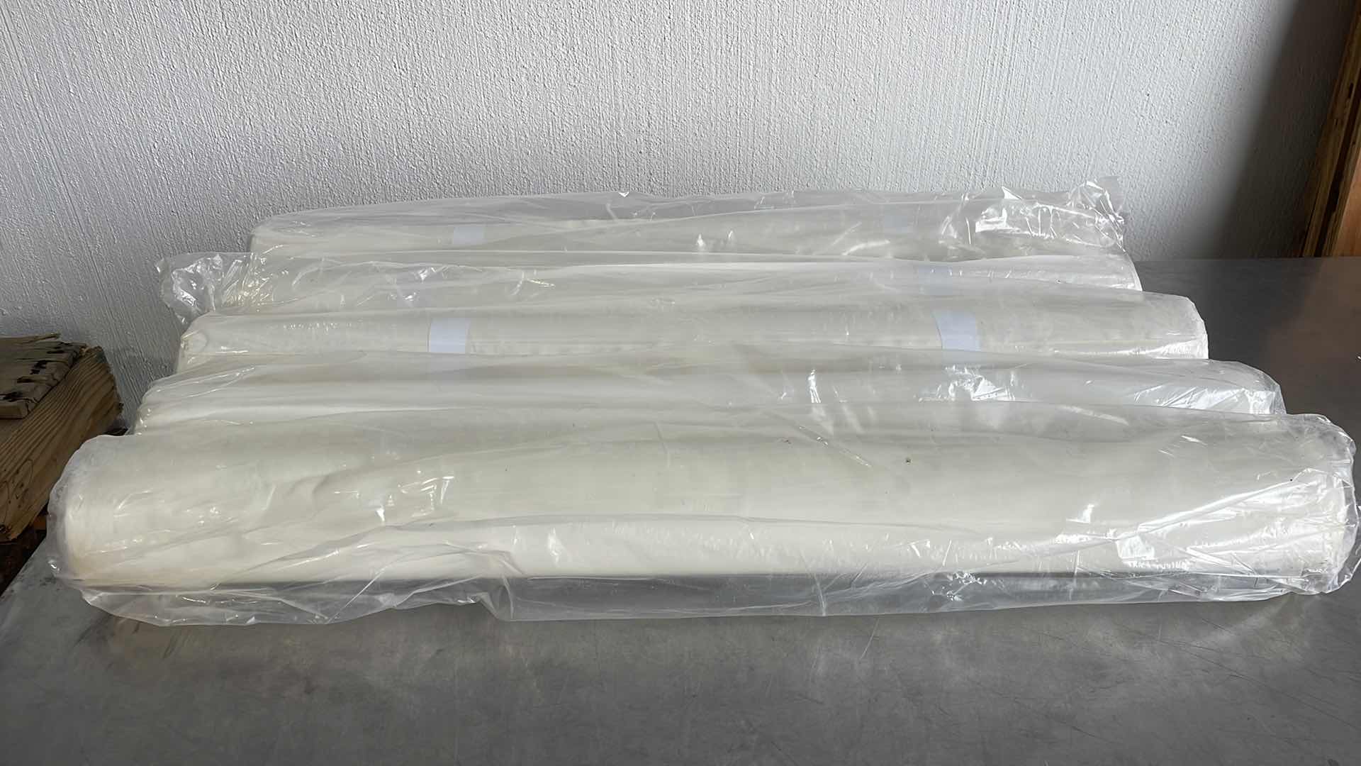 Photo 3 of PRESSURE SENSITIVE PLASTIC SHEET 26” X 50’ (5)