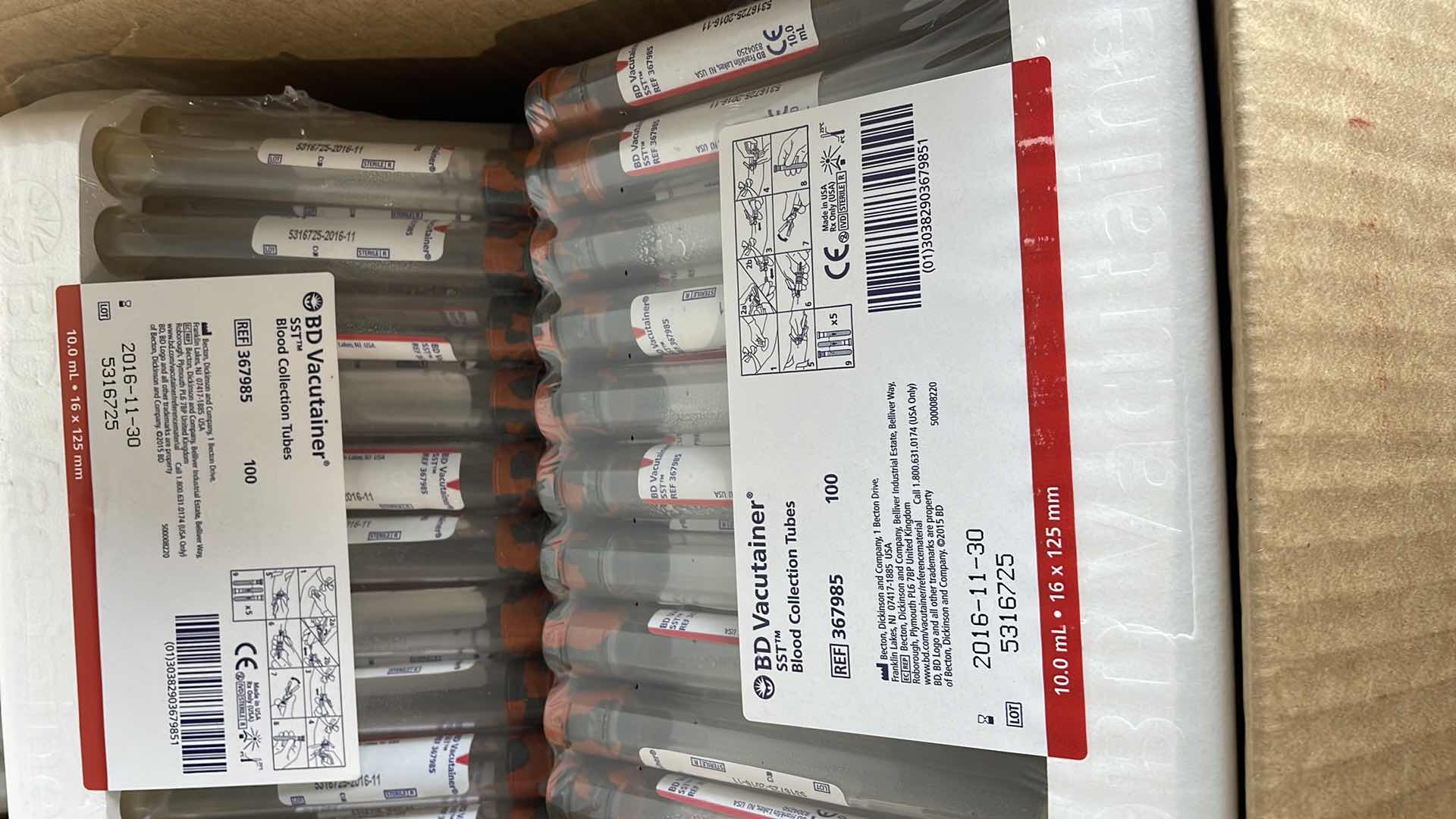 Photo 4 of BLOOD COLLECTION TUBES (1000)