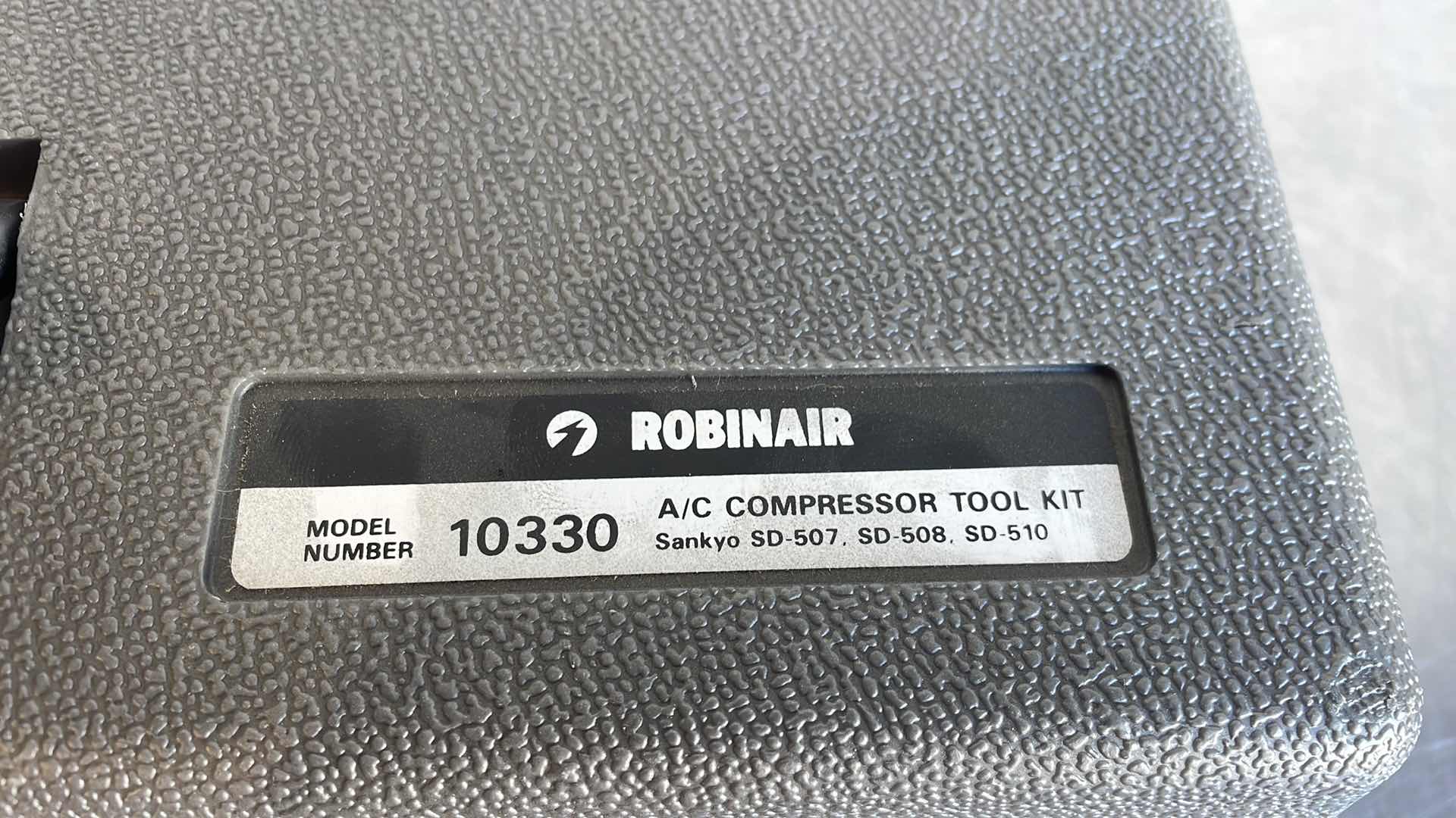 Photo 5 of ROBINAIR AC COMPRESSOR TOOL KIT MODEL 10330