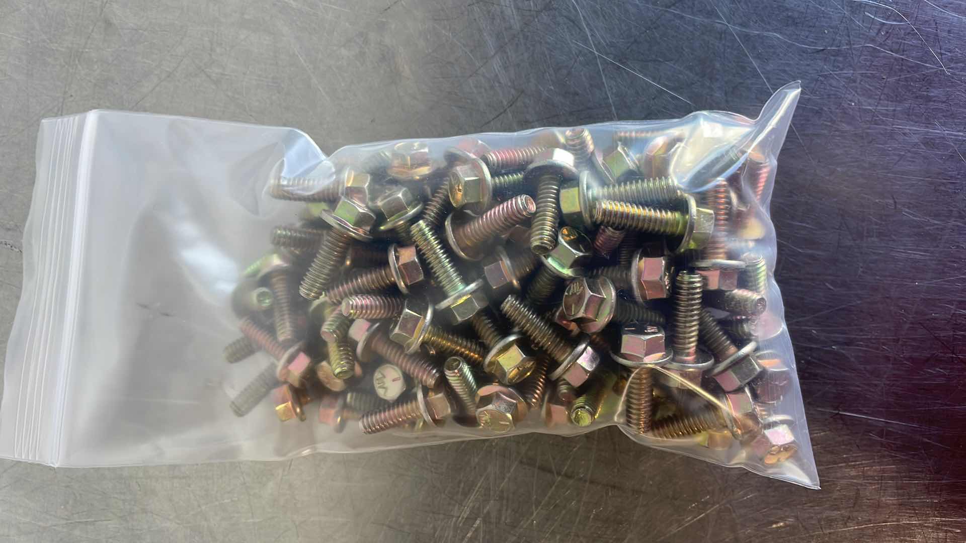 Photo 1 of 1/4”-20 x 3/4” HEX HEAD FLANGE BOLTS
