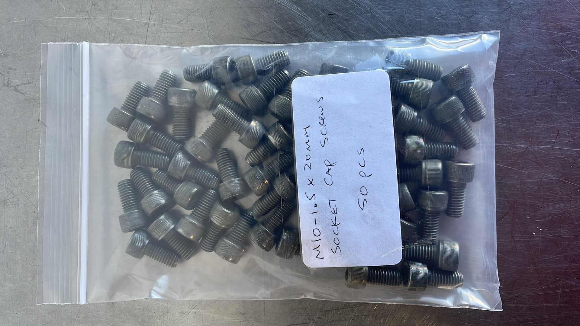 Photo 1 of M10-1.5 x 20mm SOCKET CAP SCREWS 50pcs