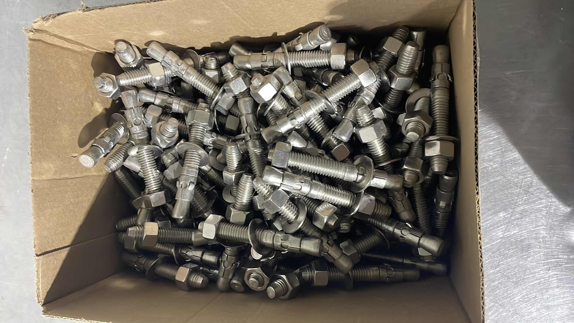 Photo 1 of 1/2” X 3-3/4” STAINLESS CONCRETE ANCHORS 25LBS