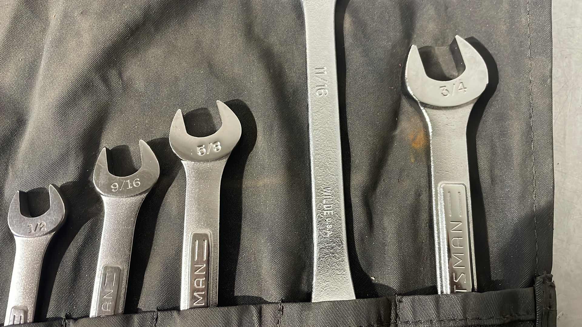 Photo 3 of CRAFTSMAN STANDARD OPEN END WRENCH SET 1 PIECE NOT CRAFTSMAN BUT USA MADE