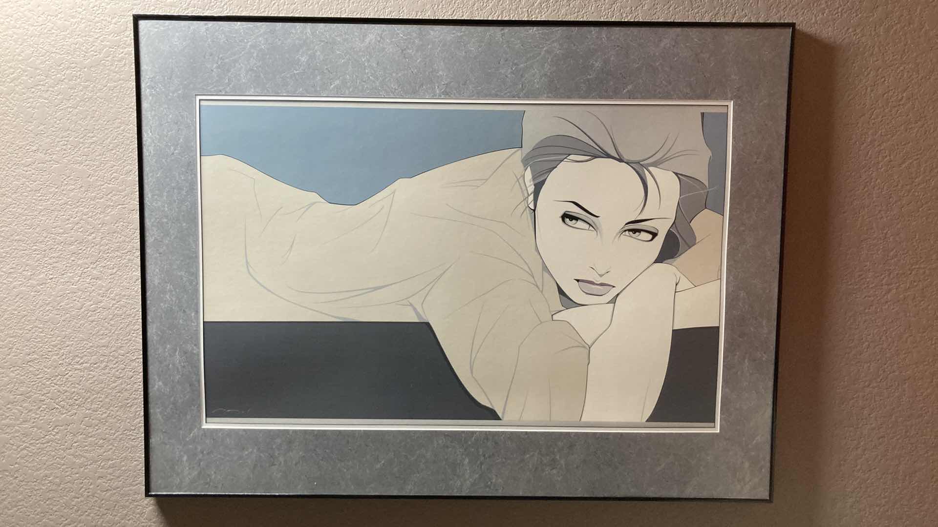 Photo 1 of GRAY LADY FRAMED REPRINT ARTWORK BY NAGEL ME480 40” X 30”