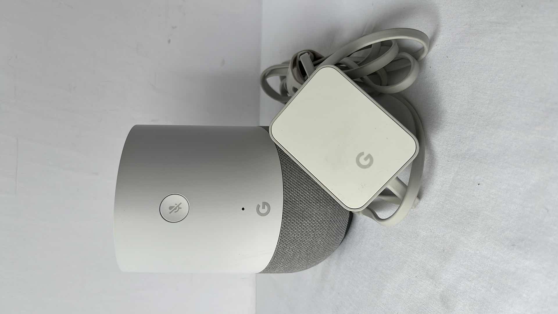 Photo 2 of ORIGINAL GOOGLE HOME SMART SPEAKER, FABRIC BASE W GOOGLE ASSISTANT (MODEL: HOME)