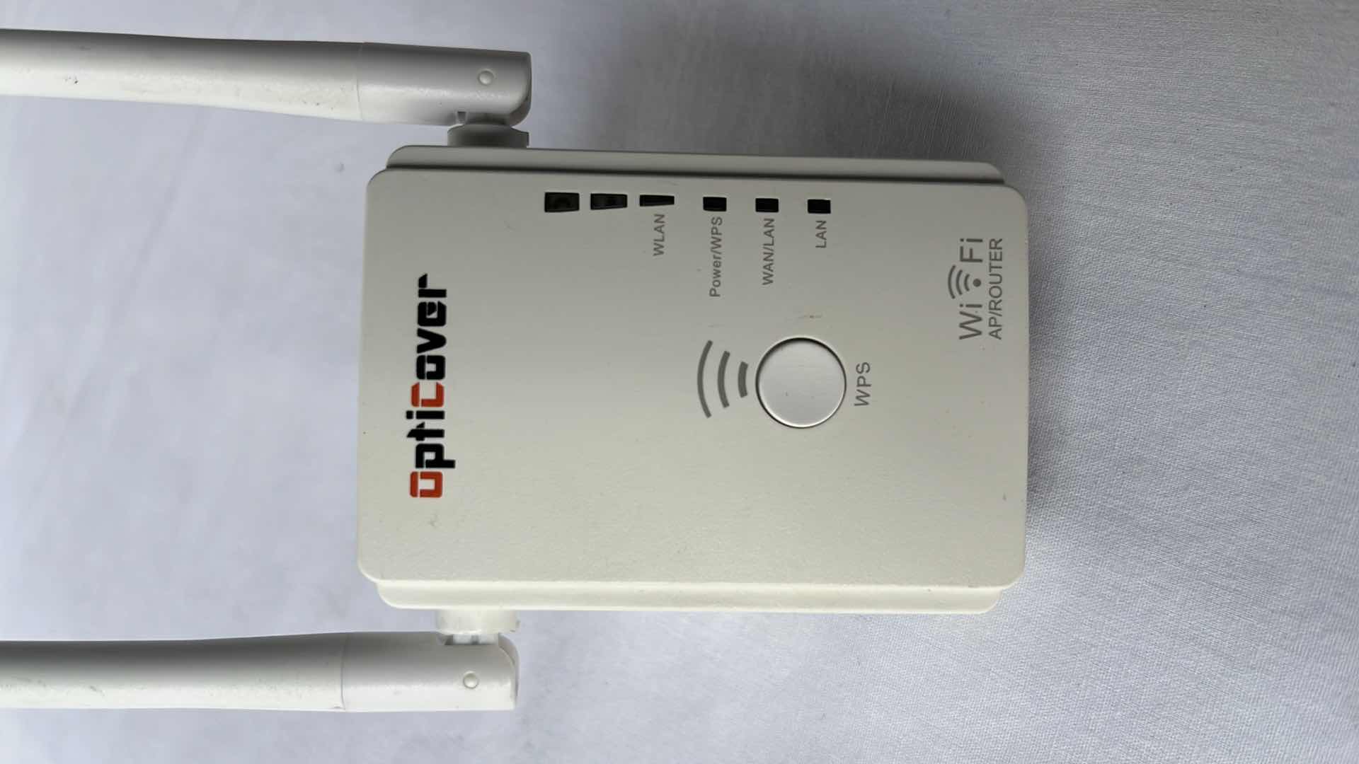 Photo 3 of 2- OPTICOVER N300 WIFI RANGE EXTENDER, REPEATER & ROUTER W TWO EXTERNAL ANTENNAS