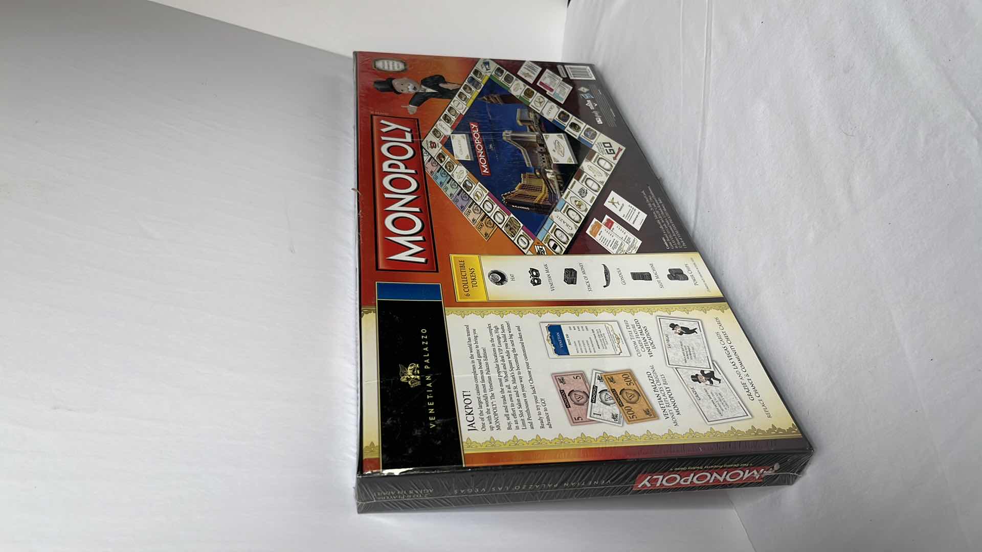 Photo 3 of NIB MONOPOLY VENETIAN PALAZZO LAS VEGAS GAME