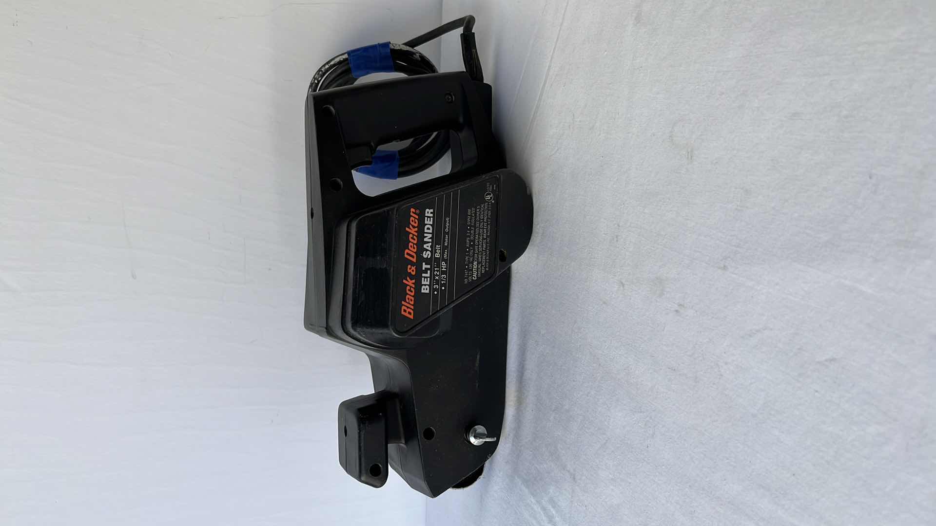 Photo 1 of BLACK & DECKER 1/3 HP 3” X 21” BELT BASIC BELT SANDER TYPE 1 120V (MODEL 7447)