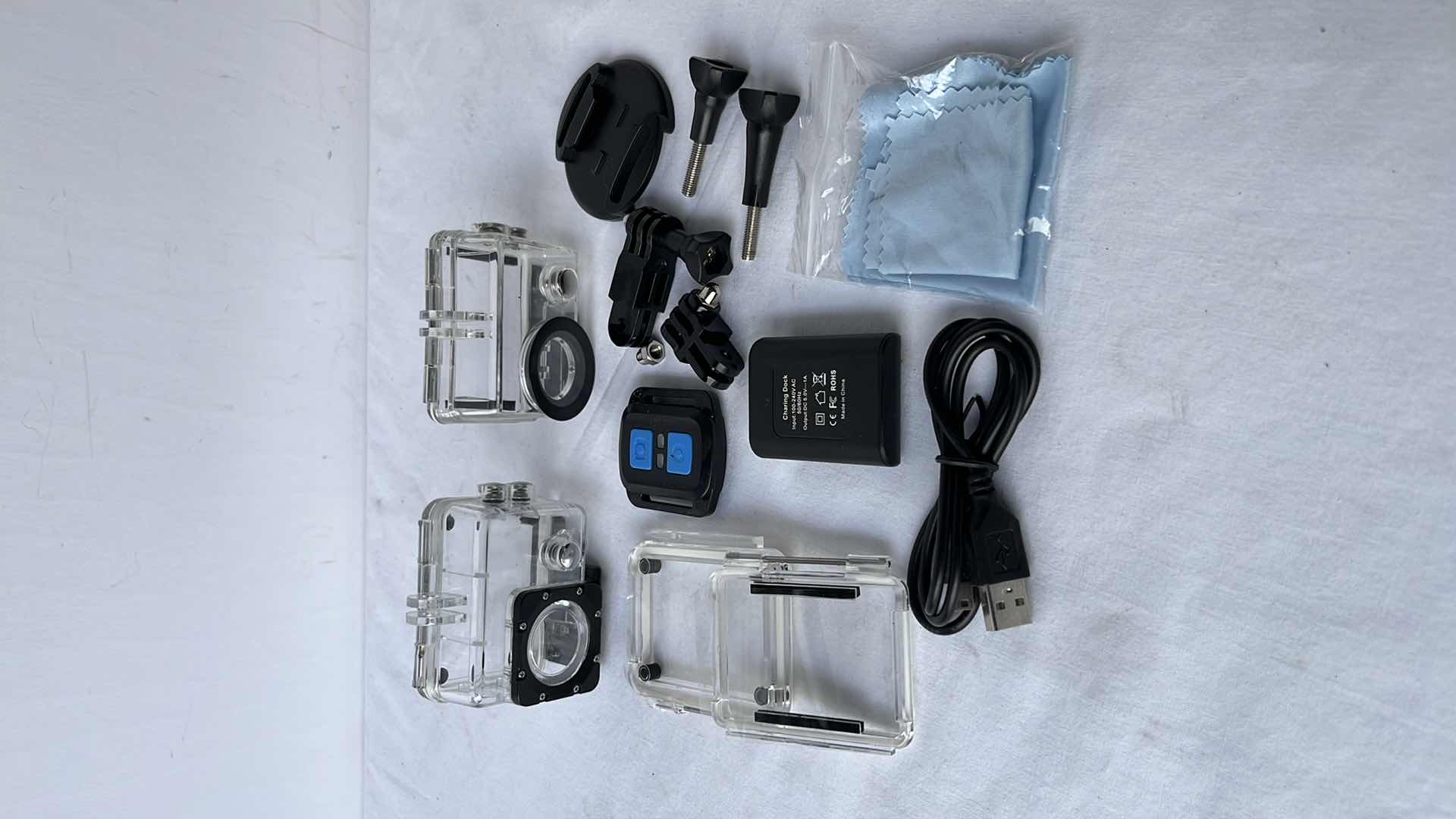 Photo 6 of DYMCO 4K ULTRA HD ACTION CAMERA (MODEL AC-F60R) & v4.0 4K ULTRA HD ACTION CAMERA INCLUDES CASE WITH ACCESSORIES
