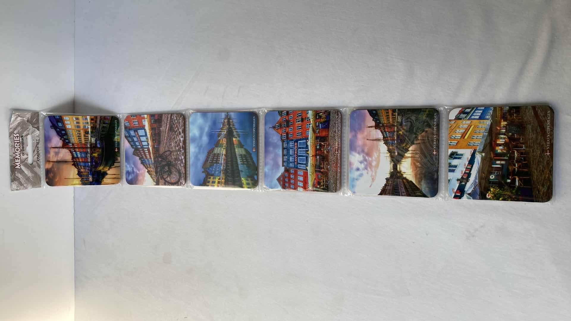 Photo 1 of NEW MEMORIES OF DENMARK 6PC COASTER SET