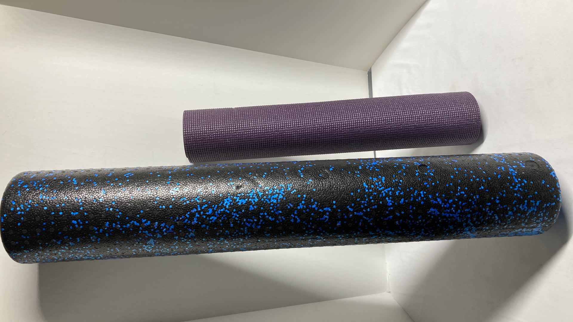 Photo 1 of LUXFIT HIGH DENSITY 36” ROLLER & ALL IN MOTION PURPLE YOGA MAT