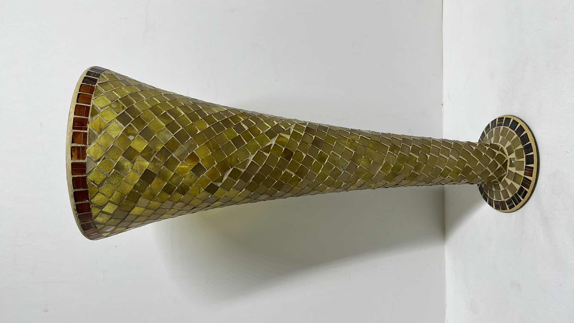 Photo 1 of MOSAIC GLASS VASE H20”