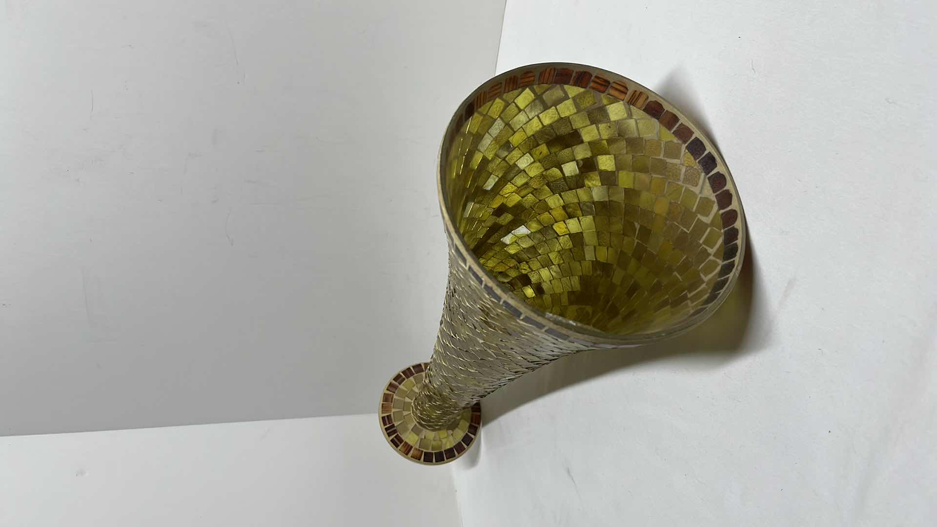 Photo 3 of MOSAIC GLASS VASE H20”