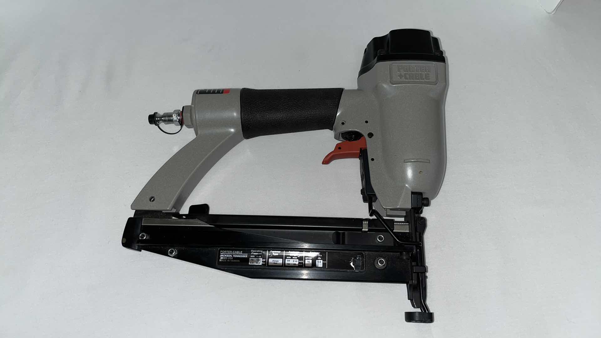 Photo 2 of PORTER CABLE 16 GAUGE FINISH NAILER MODEL FN250B