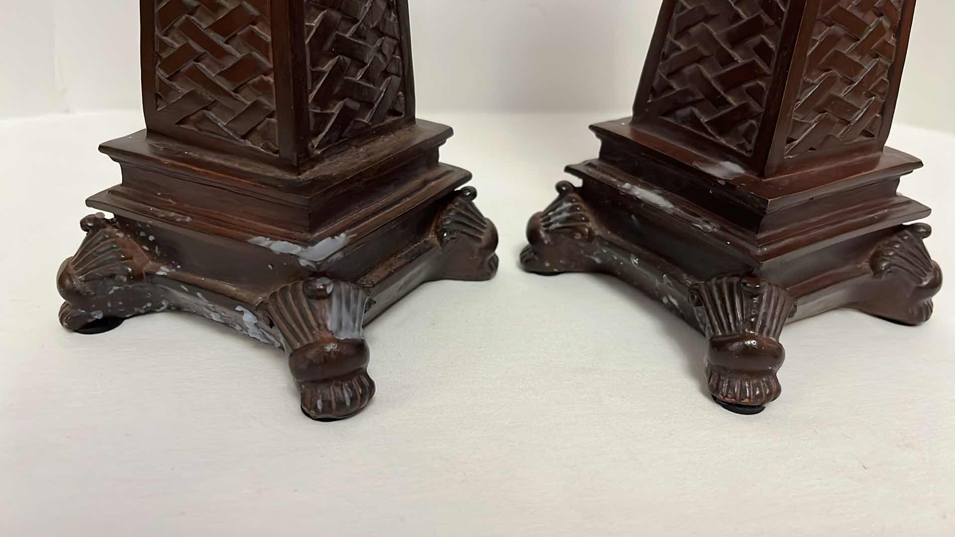 Photo 6 of RESIN PALM TREES & CAMEL CANDLE HOLDERS 12.75”