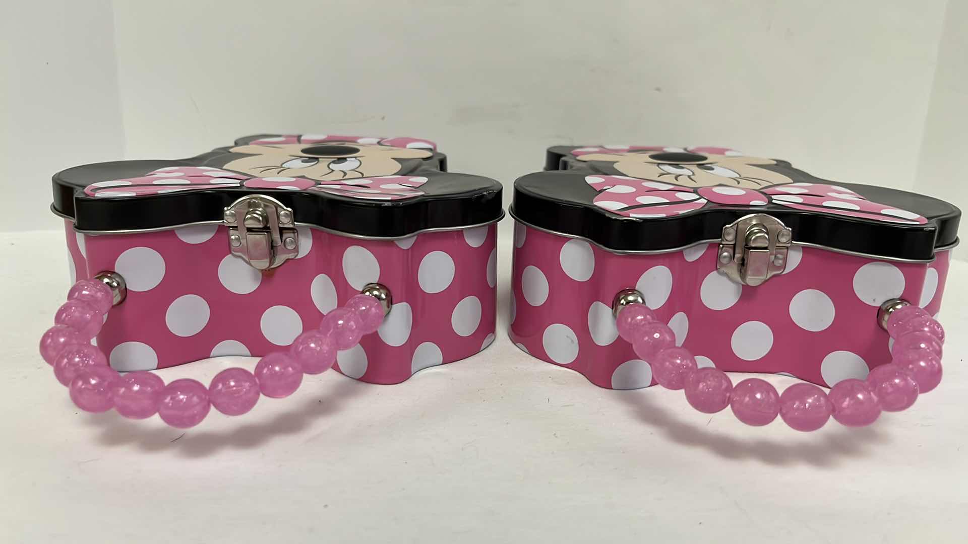 Photo 6 of MINNIE MOUSE TIN LUNCH BOXES (2) 7” X 2.5” H8”