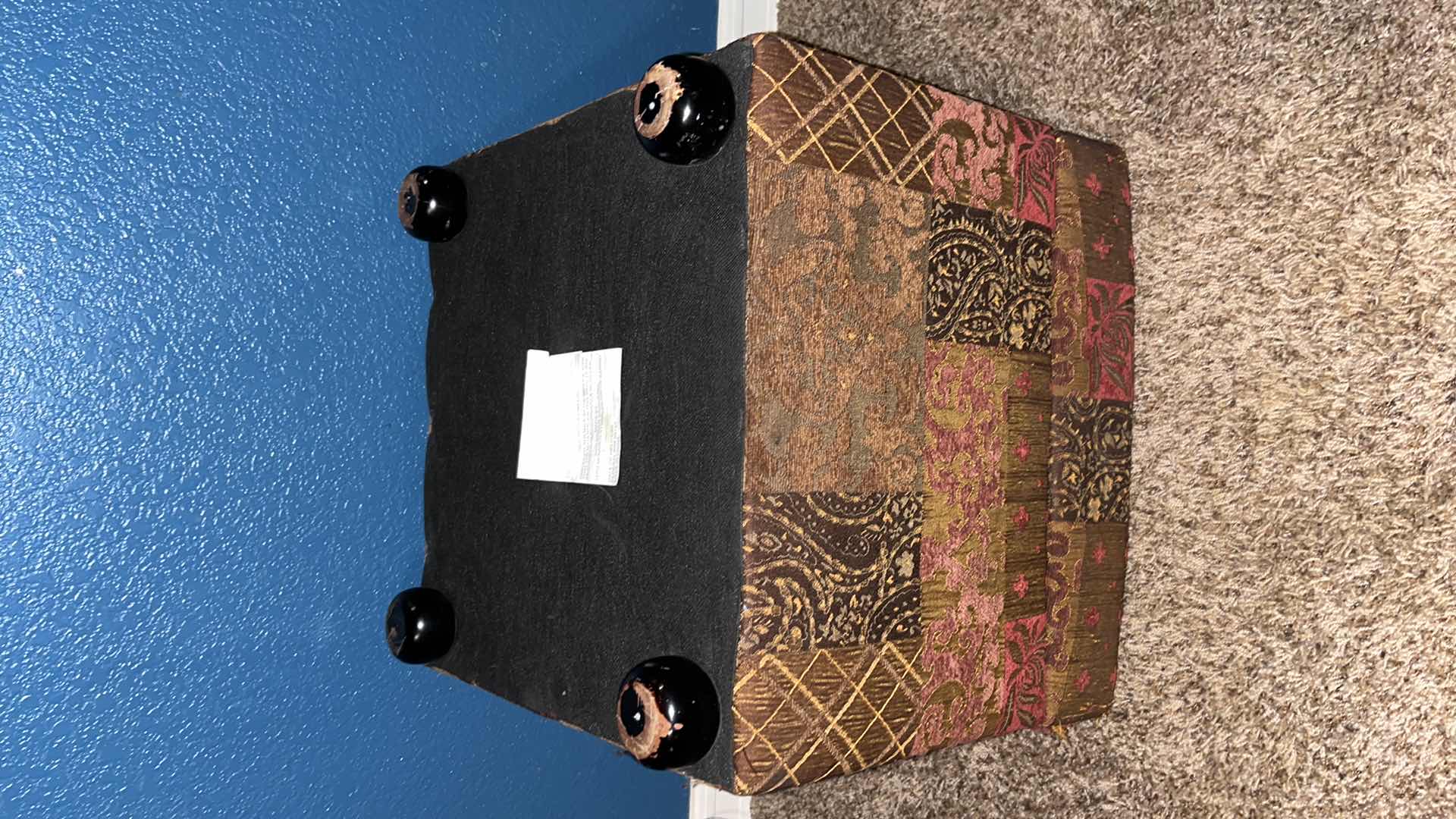 Photo 9 of HINGED STORAGE OTTOMAN 18” X 18” H17”