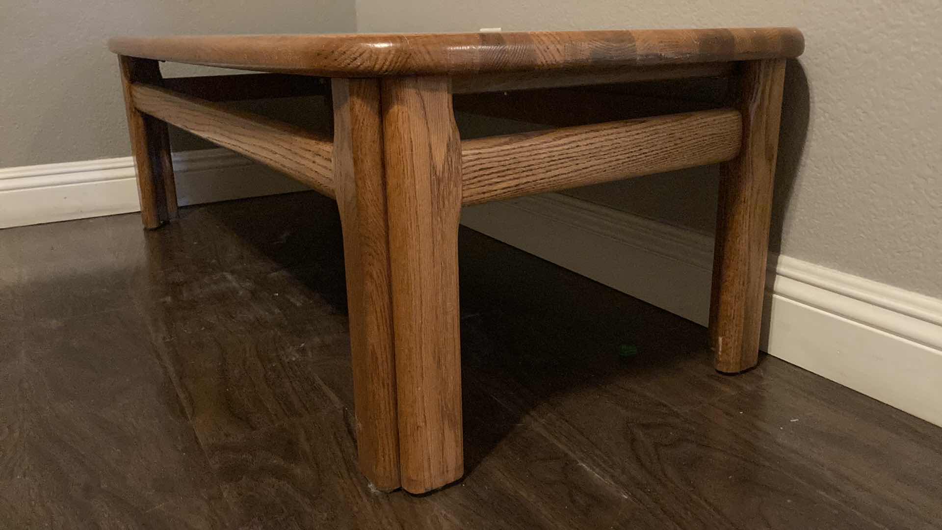 Photo 3 of SOLID OAK COFFEE TABLE 52” X 24” H16”