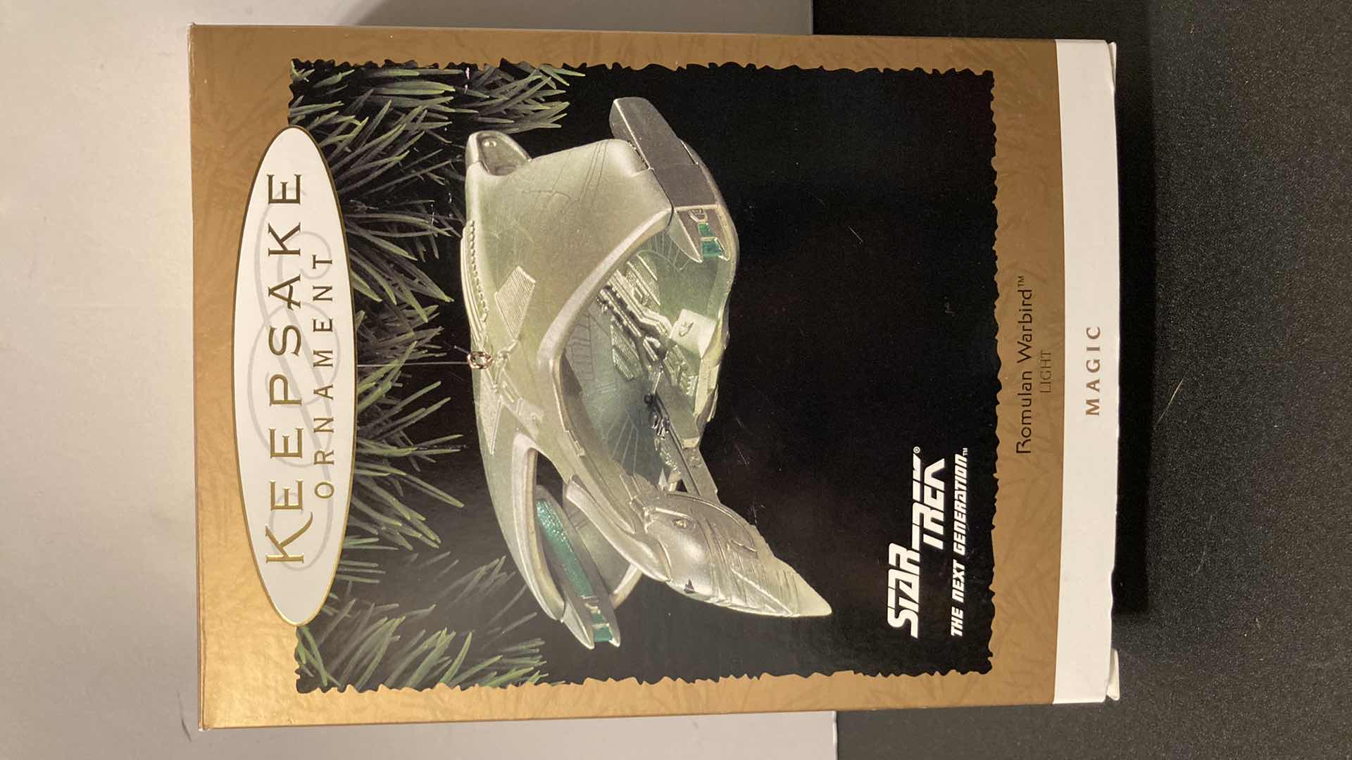 Photo 1 of NEW HALLMARK KEEPSAKE STAR TREK ROMULAN WARBIRD COLLECTORS SERIES ORNAMENT