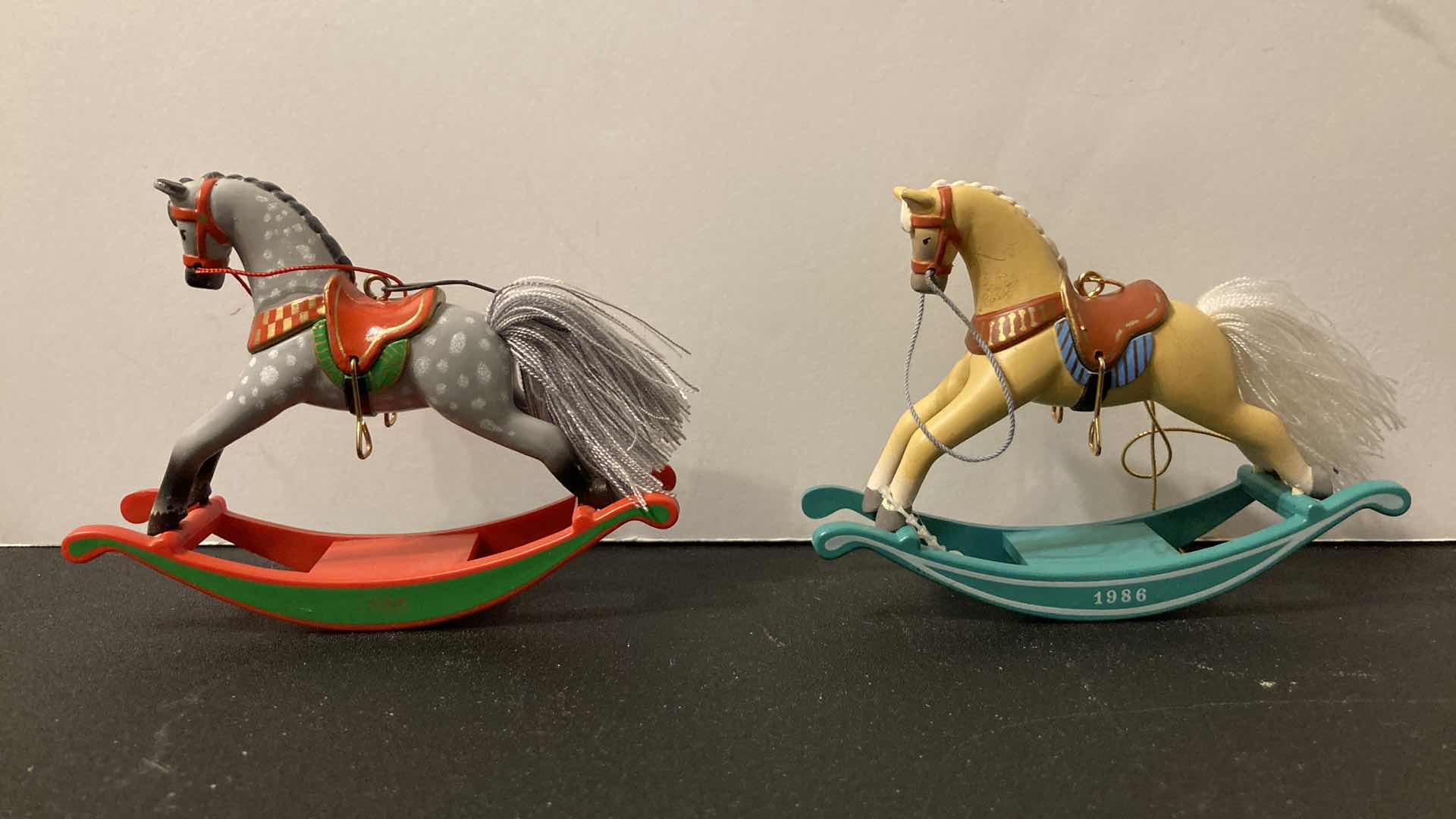 Photo 2 of HALLMARK KEEPSAKE ROCKING HORSE COLLECTORS SERIES ORNAMENTS (2)