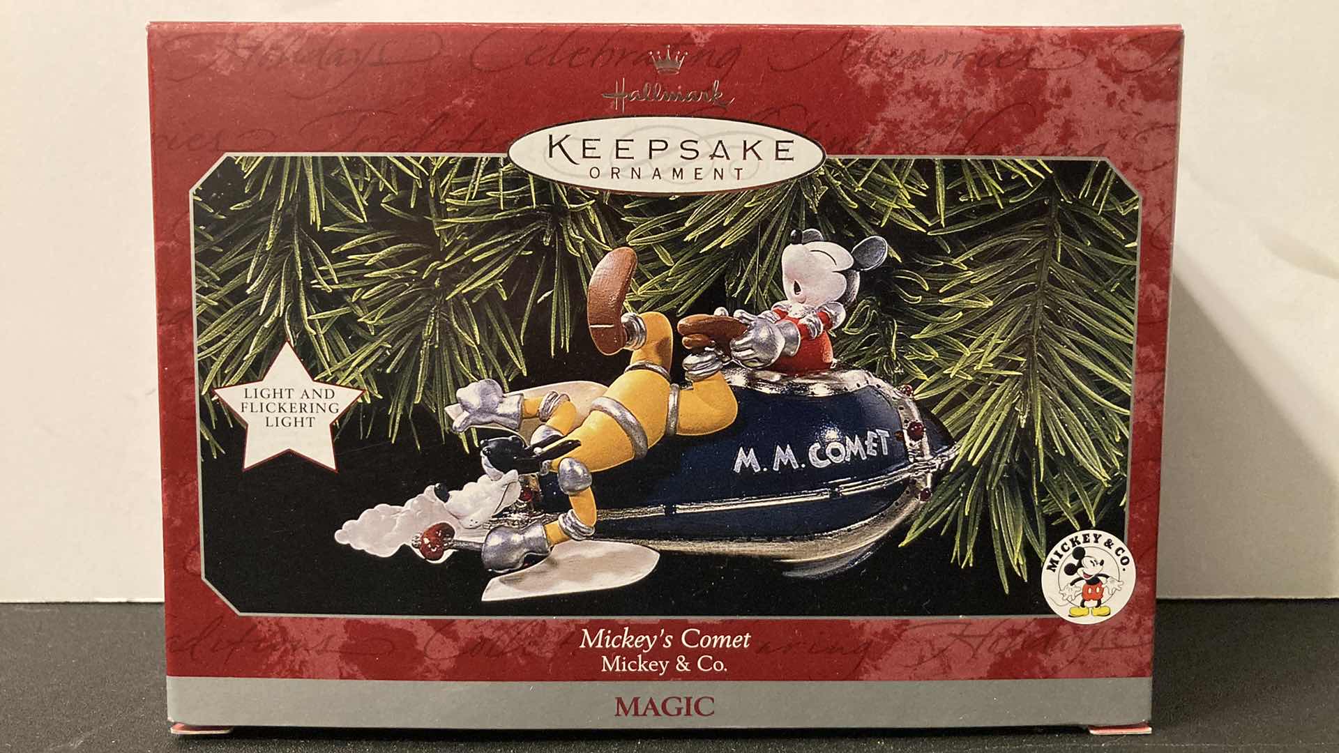 Photo 1 of NEW HALLMARK KEEPSAKE MICKEYS COMET MICKEY & CO ORNAMENT