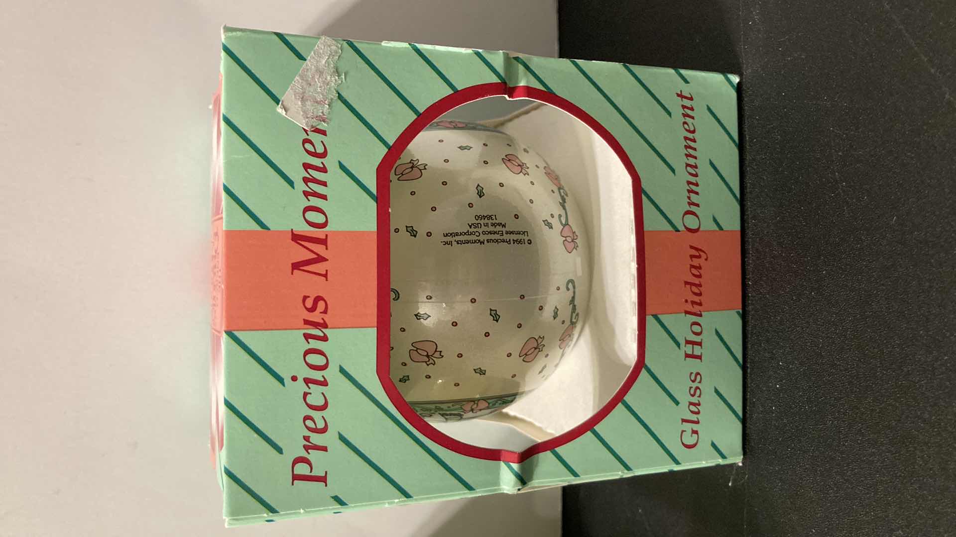 Photo 7 of PRECIOUS MOMENTS GLASS BALL COLLECTORS ORNAMENT & GLASS HOLIDAY ORNAMENT