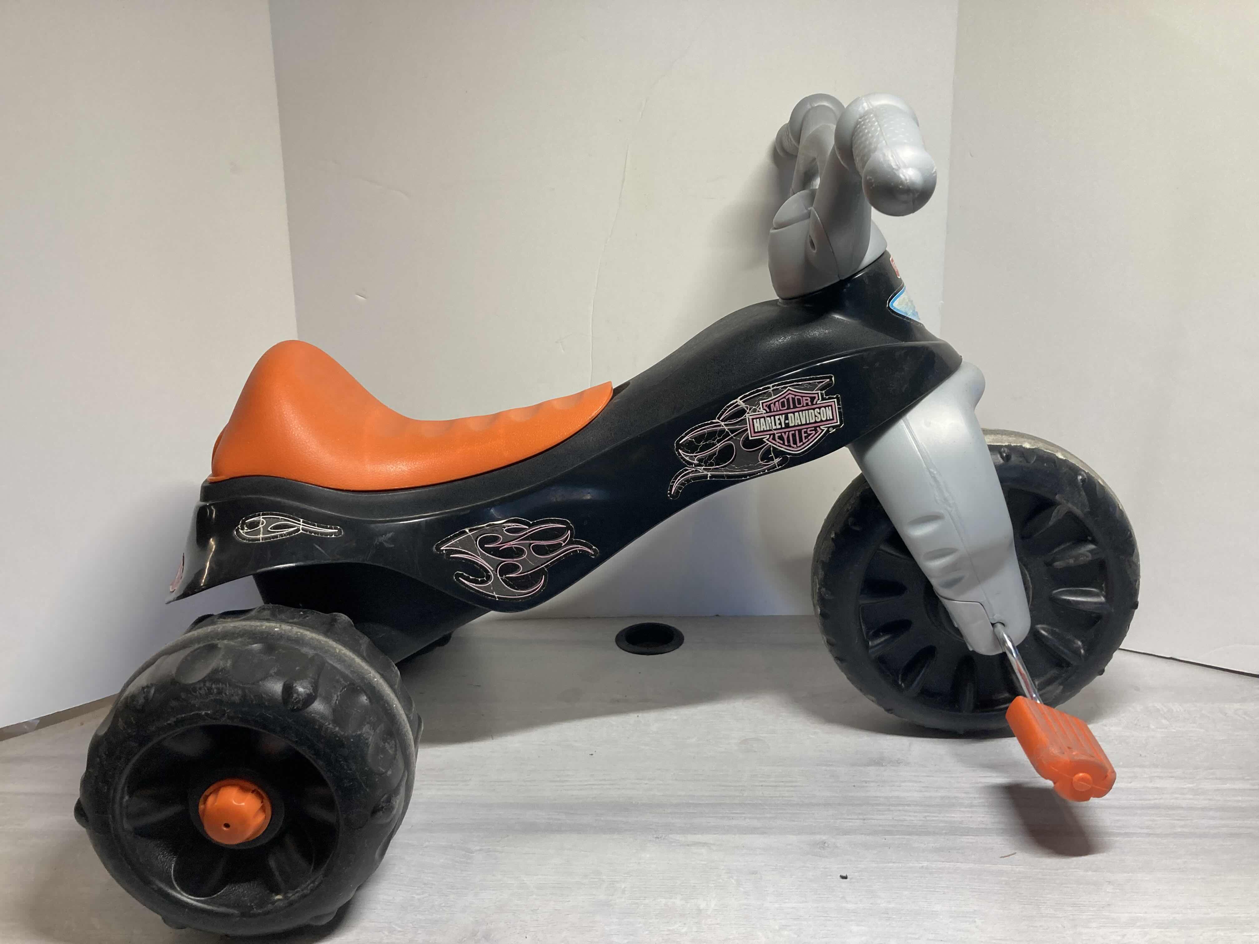 Photo 4 of FISHER PRICE HARLEY DAVIDSON DECAL TODDLERS 3 WHEELER