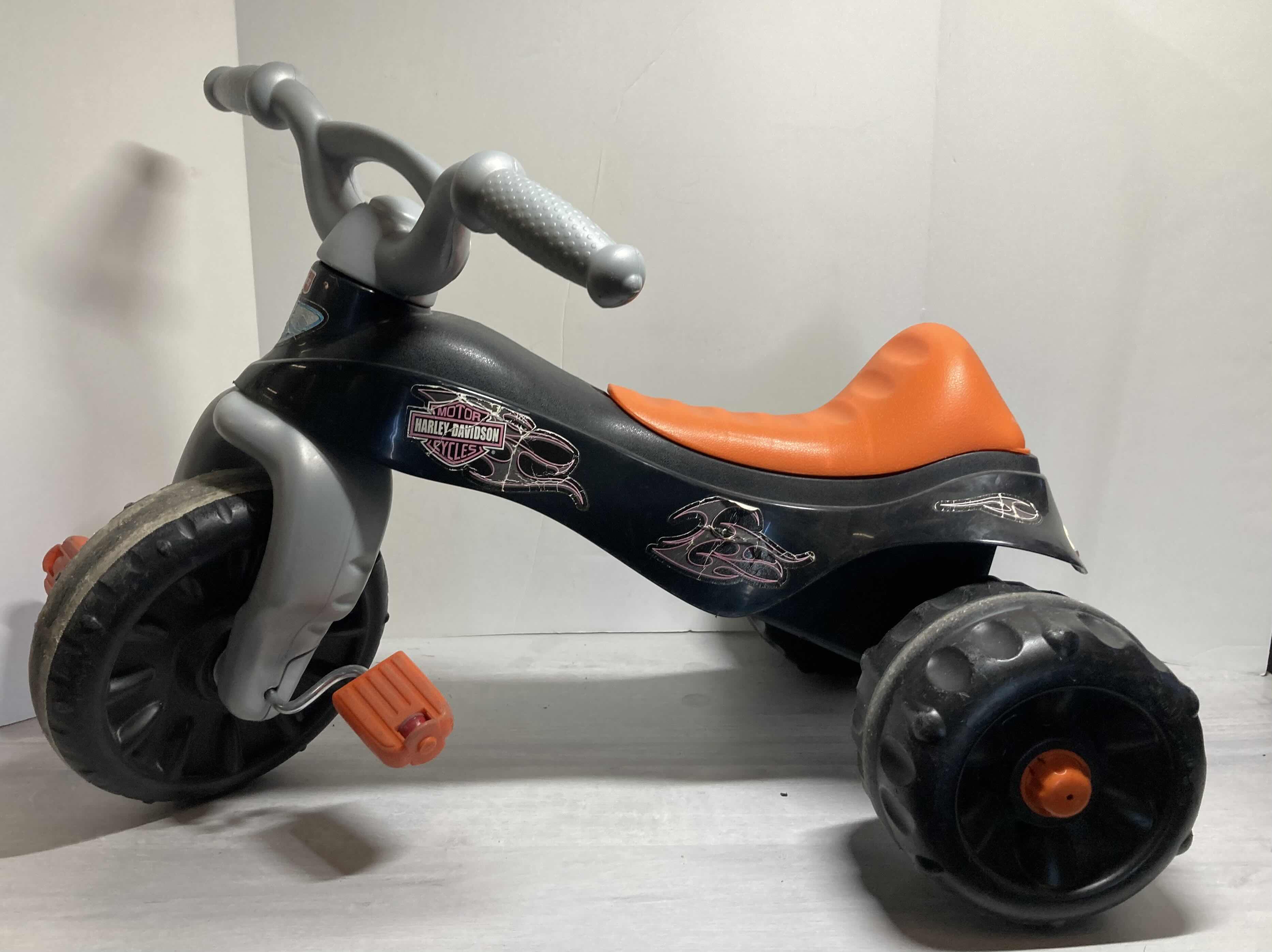 Photo 1 of FISHER PRICE HARLEY DAVIDSON DECAL TODDLERS 3 WHEELER