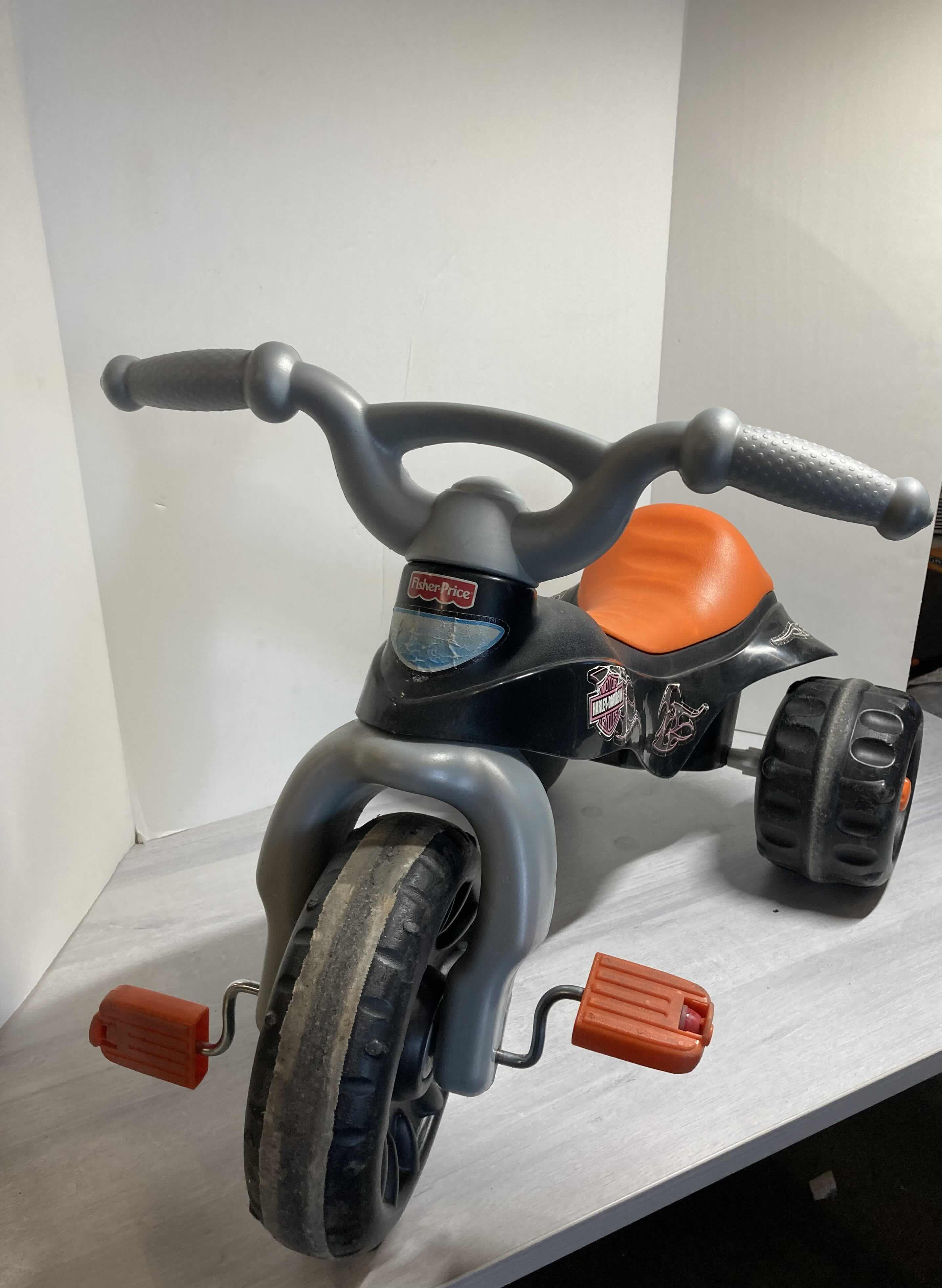 Photo 3 of FISHER PRICE HARLEY DAVIDSON DECAL TODDLERS 3 WHEELER