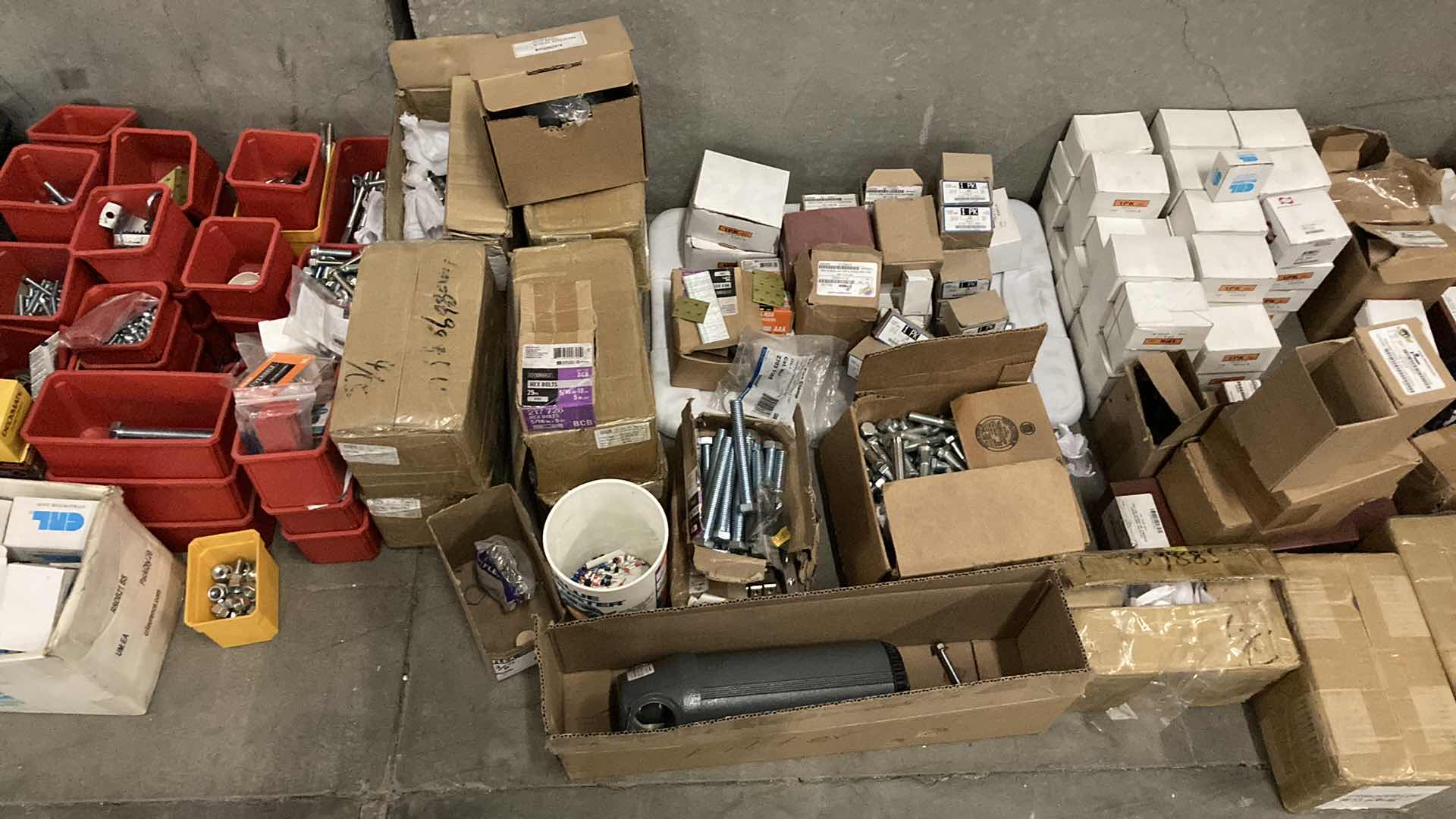 Photo 3 of HARDWARE, MACHINERY PARTS & EQUIPMENT- VARIOUS PURPOSES (APPROX 60 BOXES & CONTAINERS)