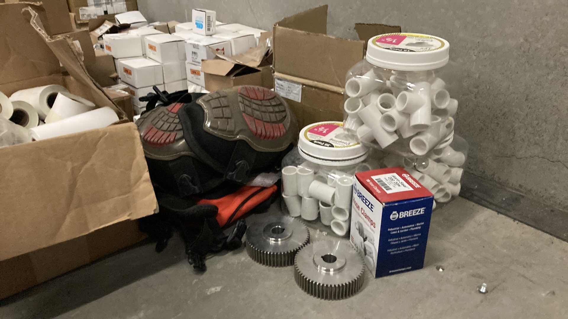 Photo 10 of HARDWARE, MACHINERY PARTS & EQUIPMENT- VARIOUS PURPOSES (APPROX 60 BOXES & CONTAINERS)