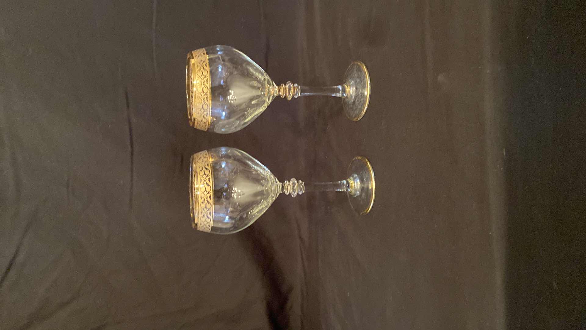 Photo 1 of VINTAGE ITALIAN CRYSTAL WINE GLASSES