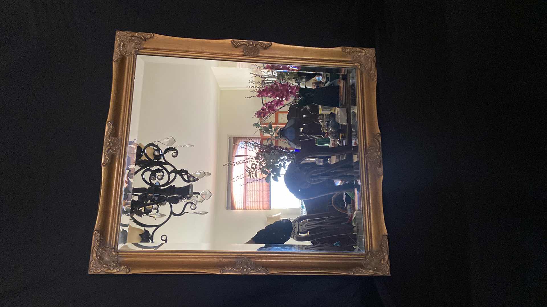 Photo 1 of VINTAGE ORNATE GOLD FRAMED MIRROR 26x30