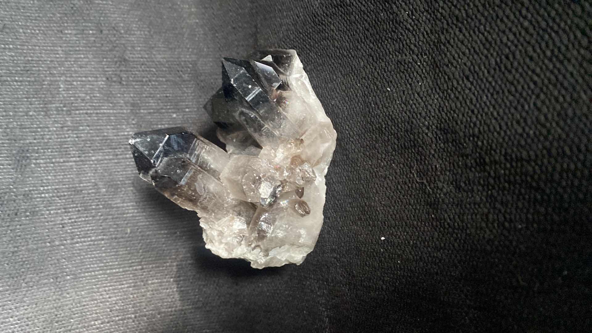 Photo 1 of SMOKEY QUARTZ CLUSTER