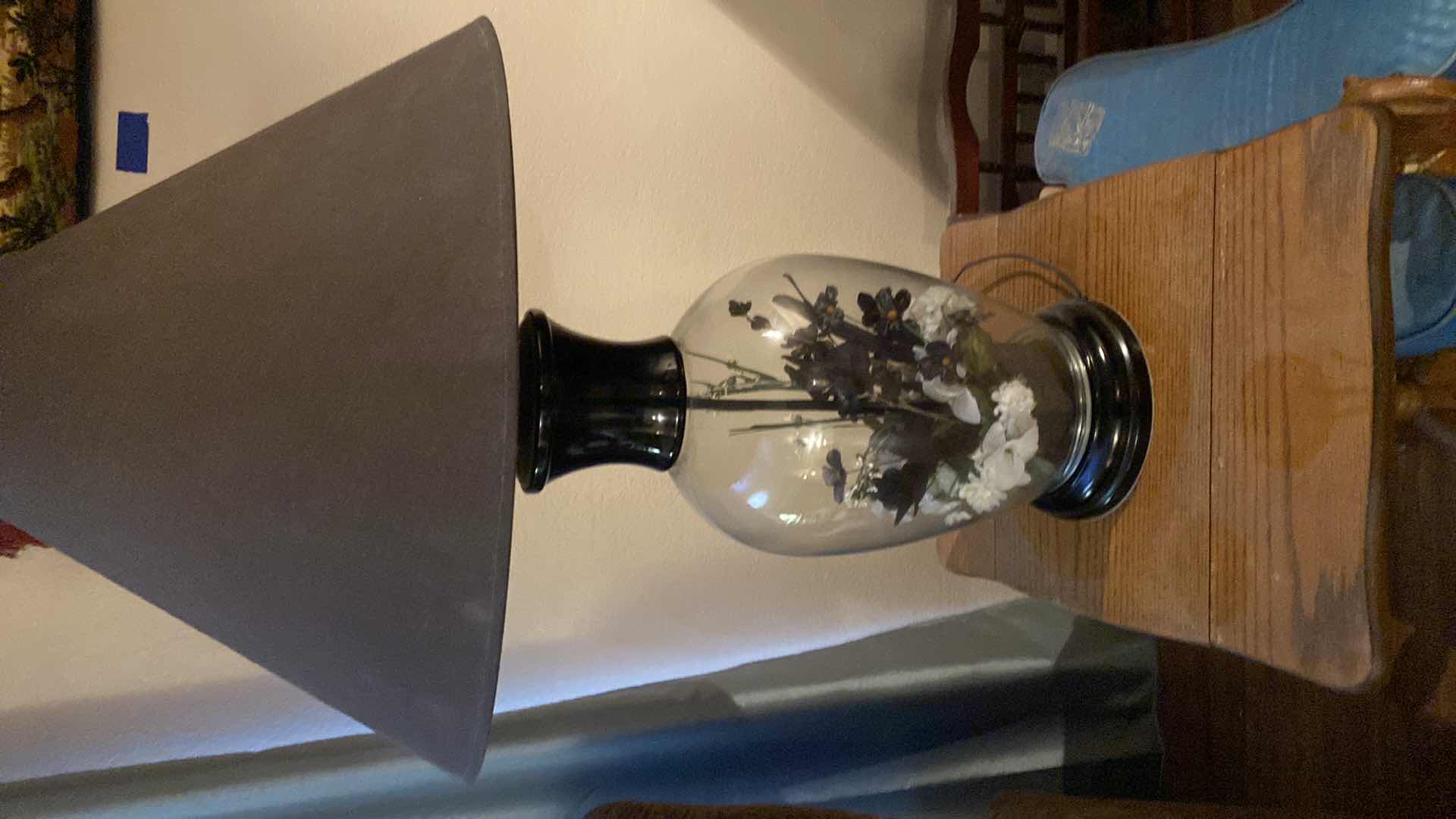 Photo 1 of LAMP WITH CLEAR BASE