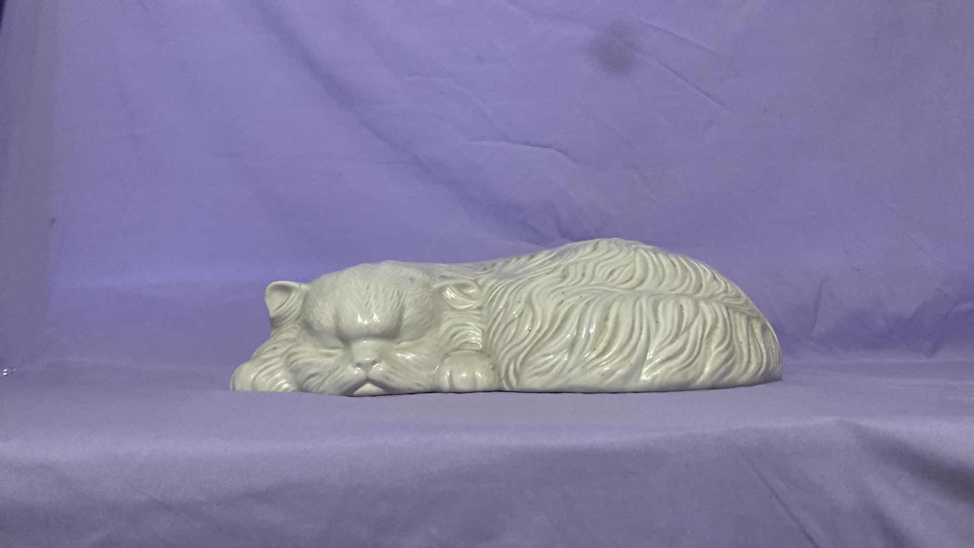 Photo 2 of SLEEPING CERAMIC CAT