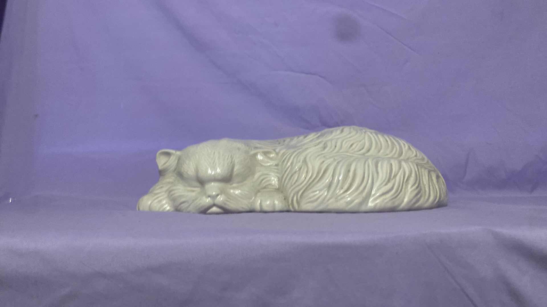 Photo 1 of SLEEPING CERAMIC CAT