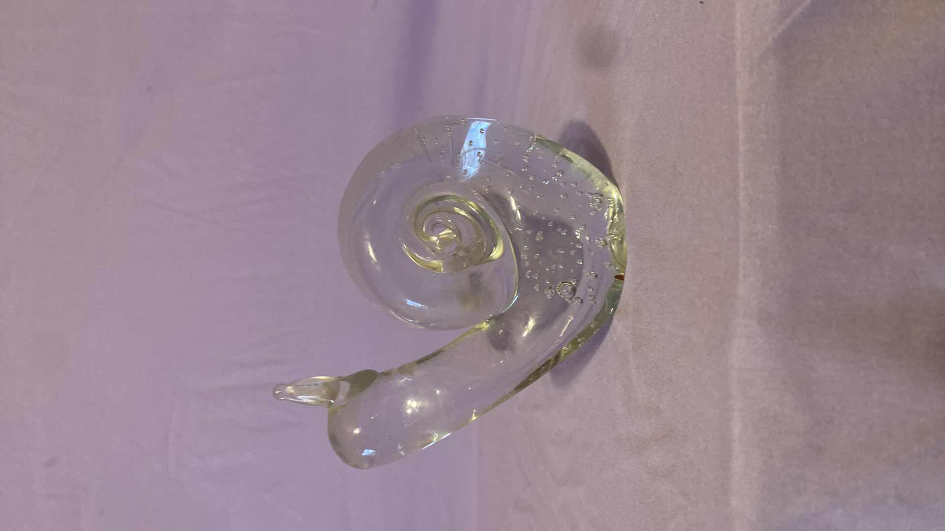 Photo 1 of DECORATIVE GLASS SNAIL