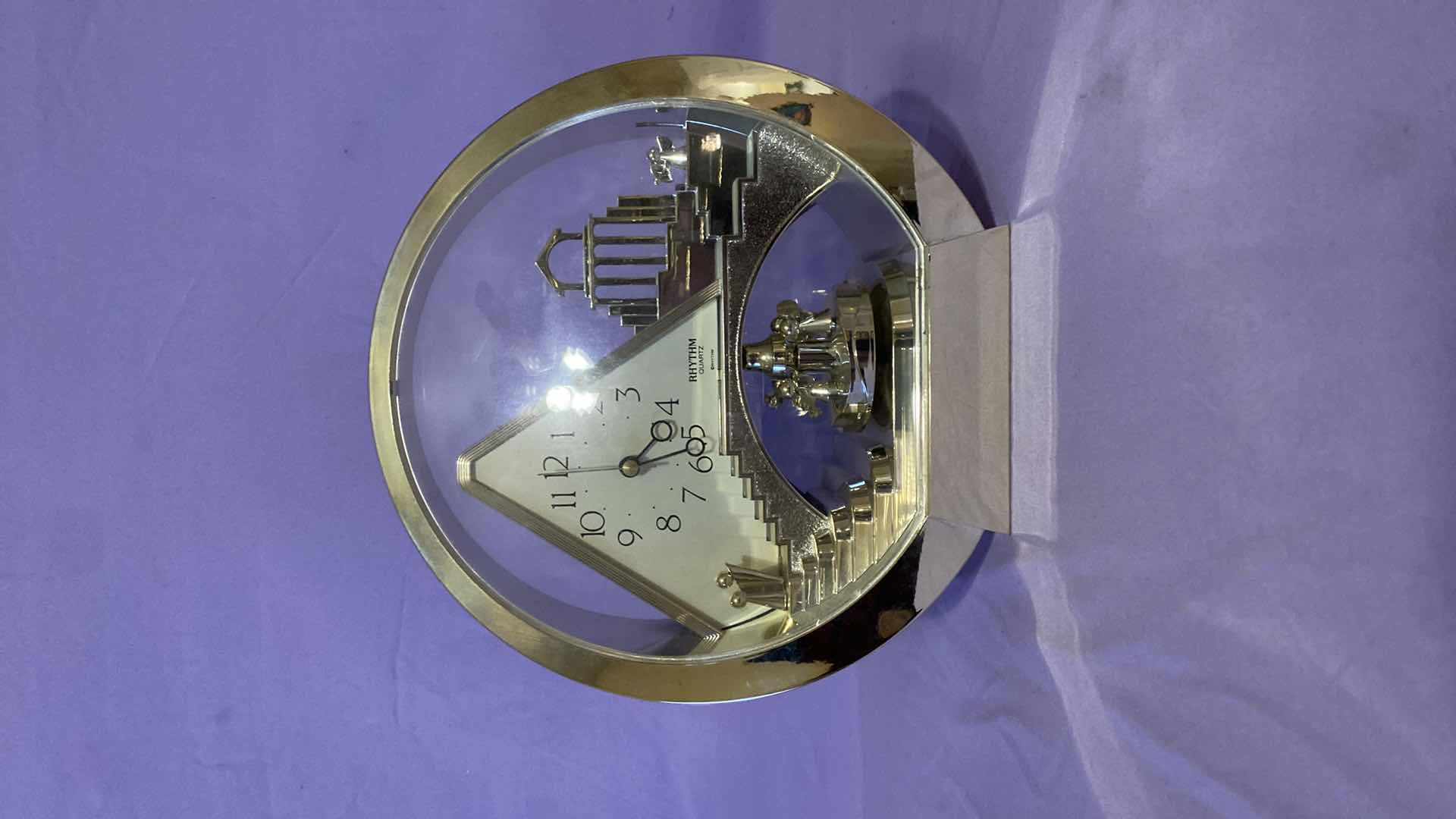 Photo 1 of 1980s STAIRWAY TO HEAVEN RHYTHM TABLE CLOCK