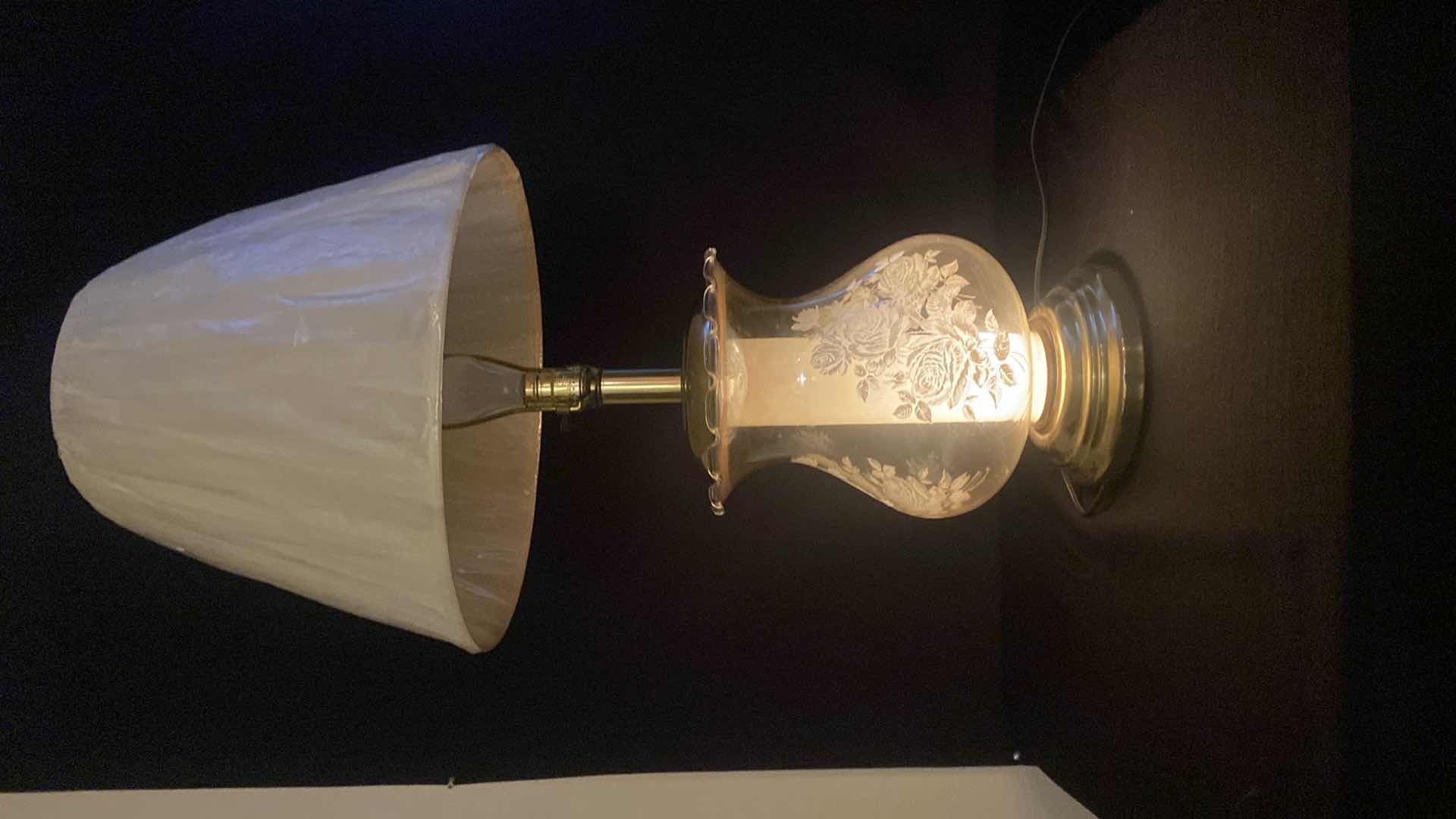 Photo 2 of LAMP WITH CLEAR BASE