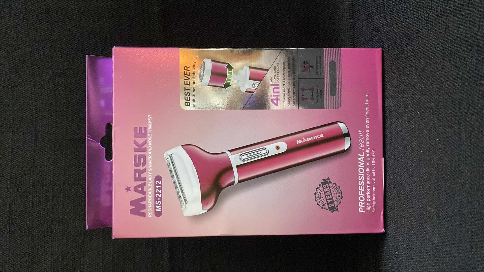 Photo 1 of MARSKE RECHARGEABLE LADY SHAVER AND TRIMMER