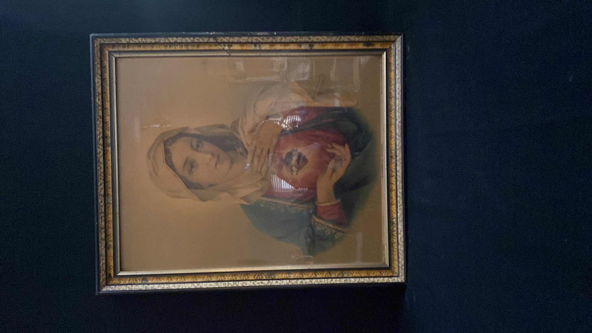 Photo 1 of "SACRED HEART OF MARY" FRAMED PRINT