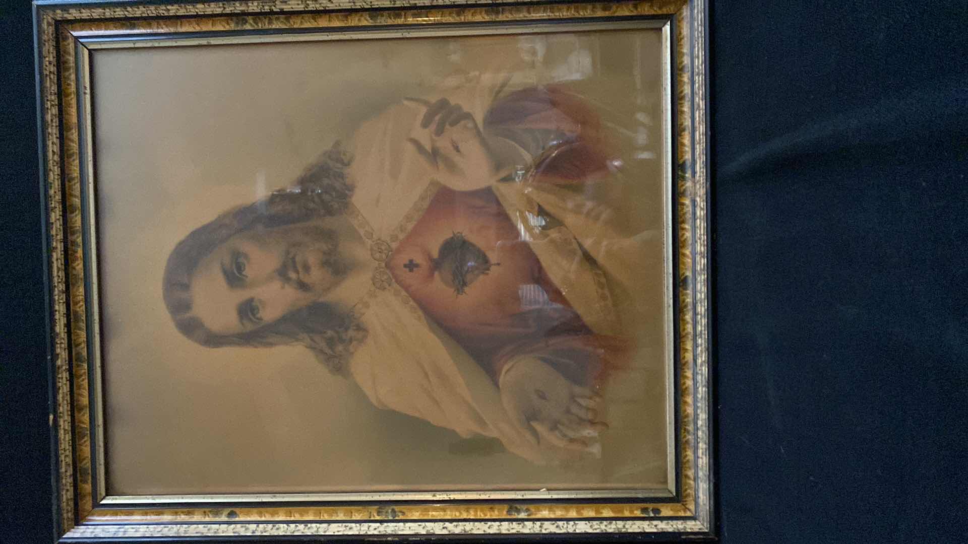 Photo 3 of "SACRED HEART OF JESUS"FRAMED PRINT