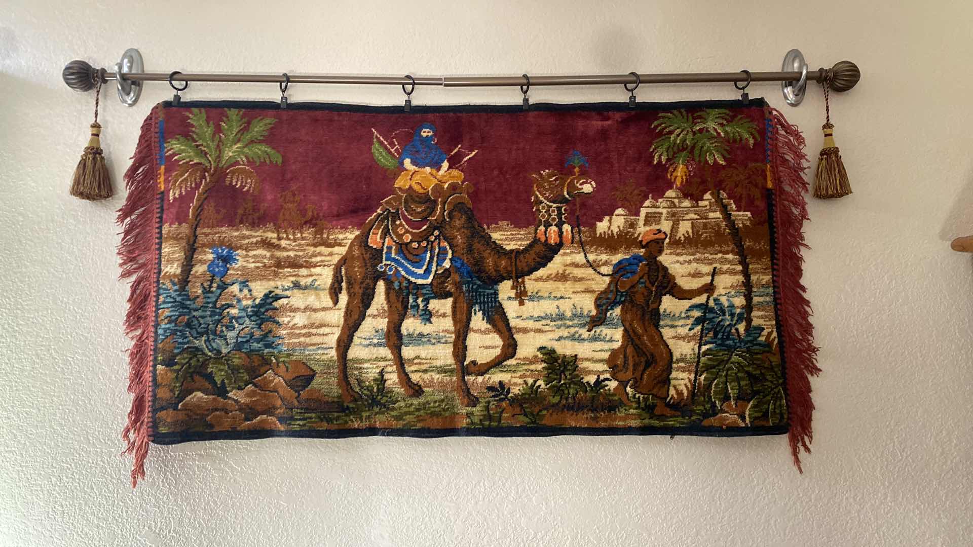 Photo 1 of VINTAGE CAMEL TAPESTRY