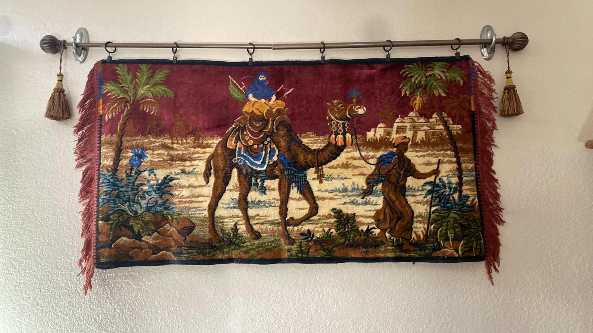 Photo 2 of VINTAGE CAMEL TAPESTRY