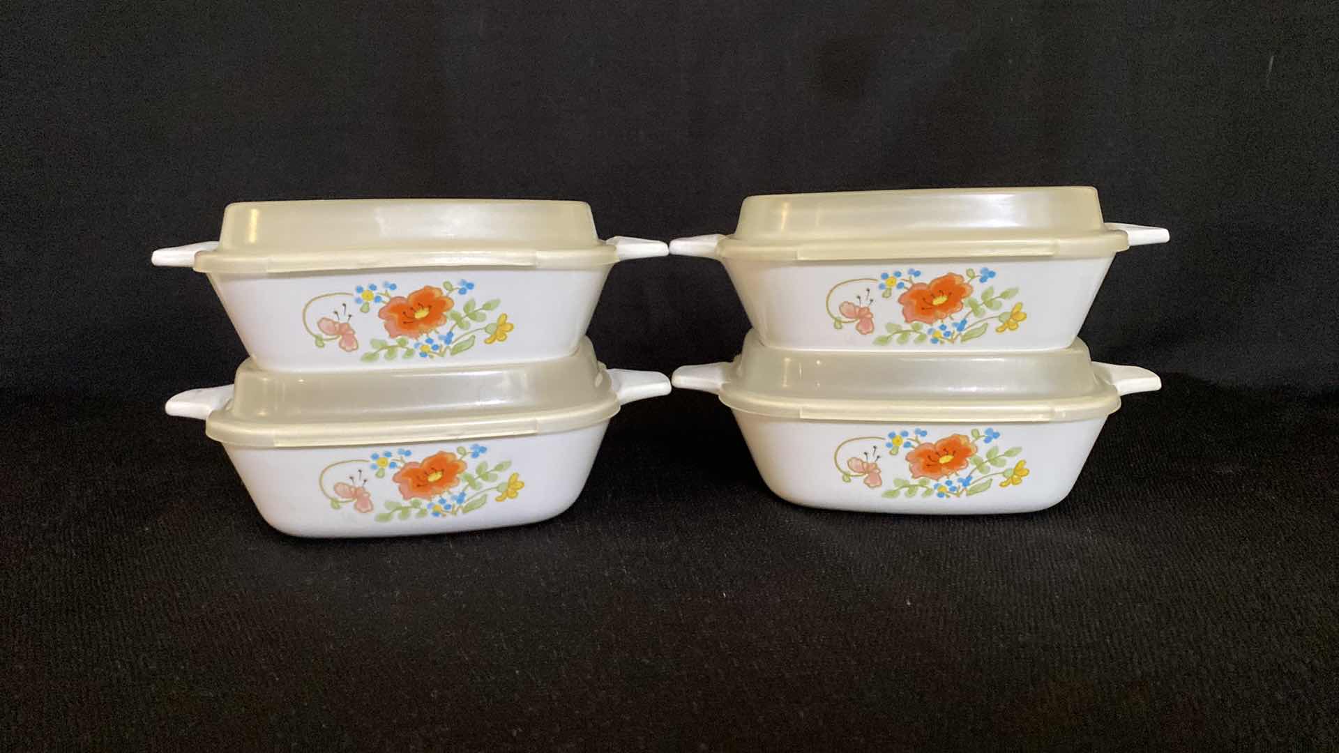 Photo 2 of 4 CORNING WARE WILDFLOWER BAKING DISHES WITH LIDS