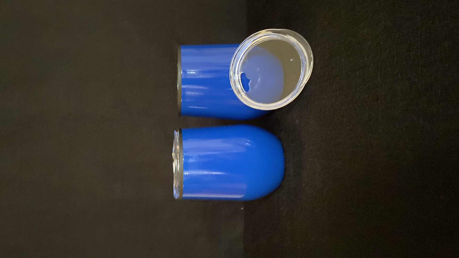 Photo 1 of STEMLESS WINE GLASS WITH all caps lid