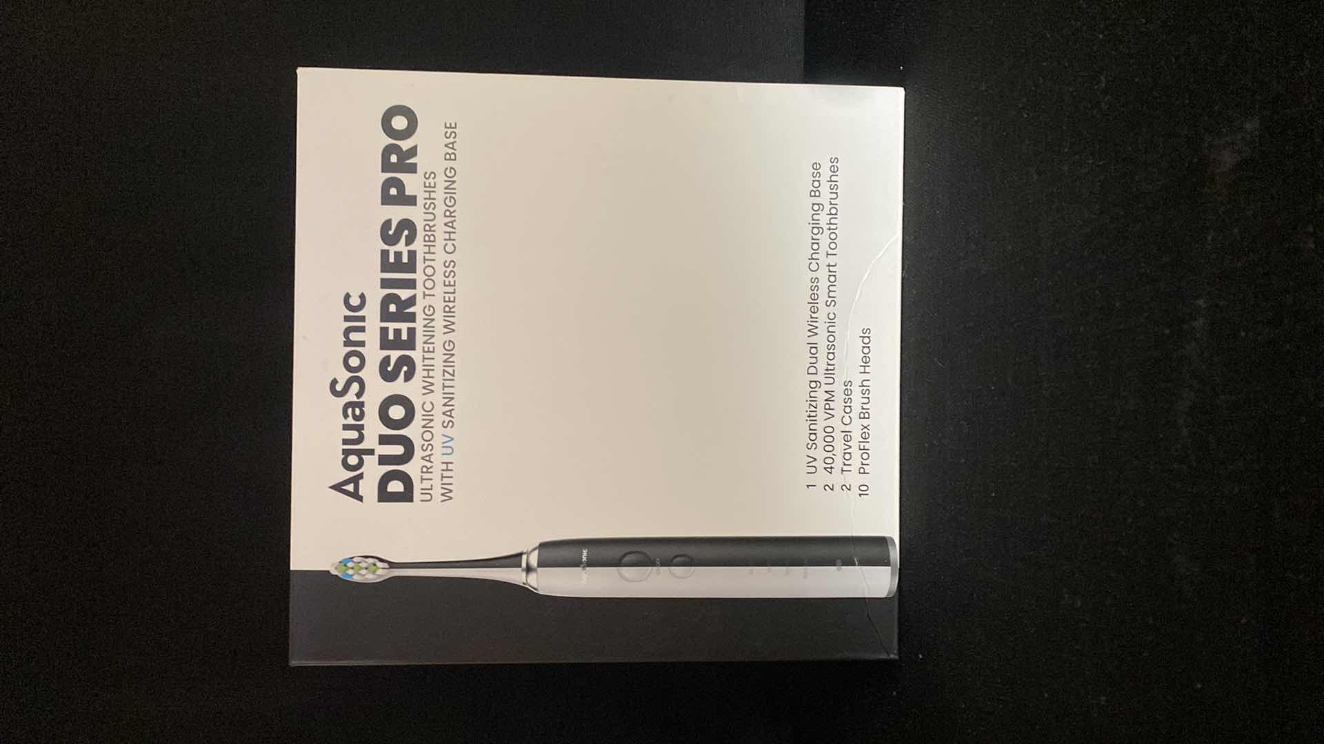 Photo 1 of AQUASONIC DUO SERIES PRO WHITENING TOOTHBRUSH