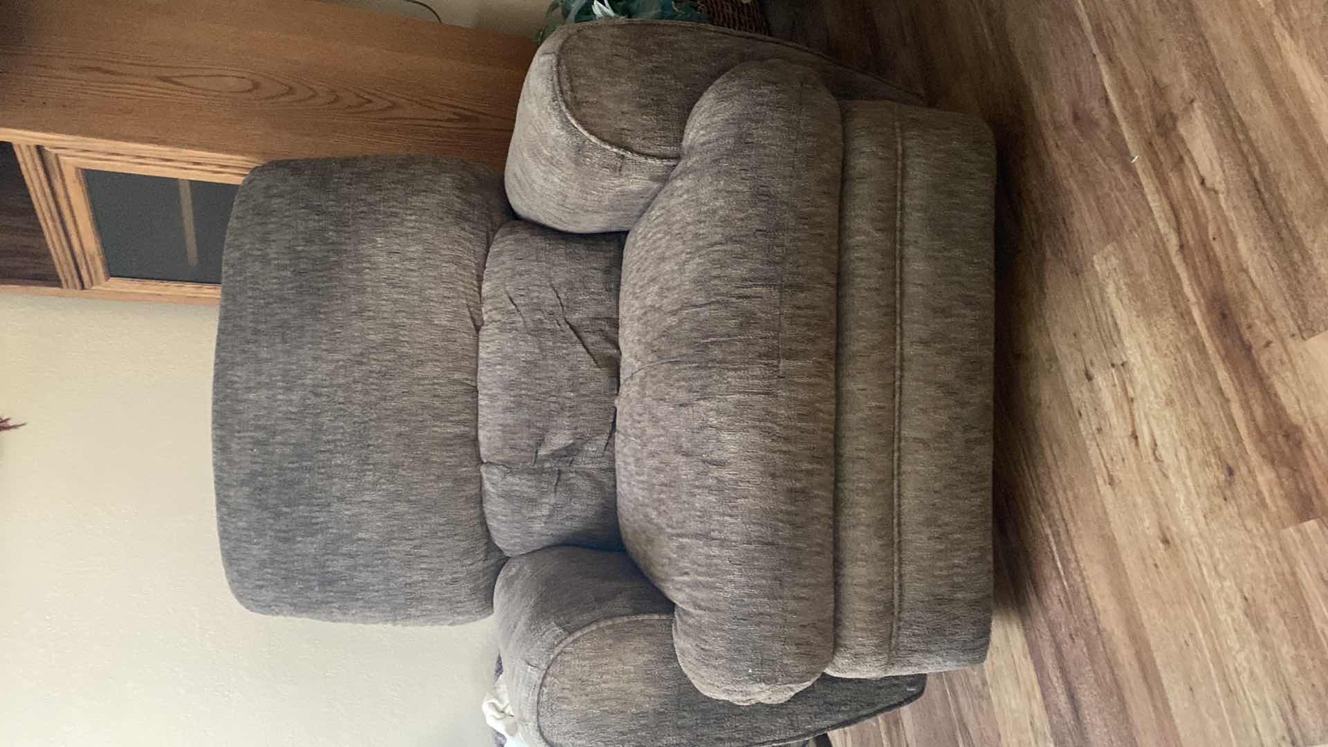 Photo 2 of GRAY FABRIC RECLINER